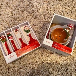 🎅🏻🎄🎁🤶🏻Cutest Christmas Measuring Cups & Spoons